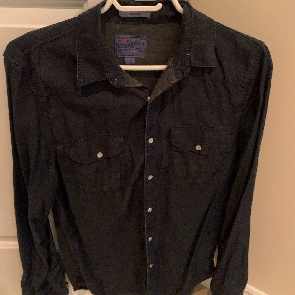 Denim Shirt with snaps not buttons